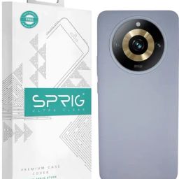 Sprig Liquid Silicone Back Cover for REALME 11 PRO 5G (Grey)-image-55
