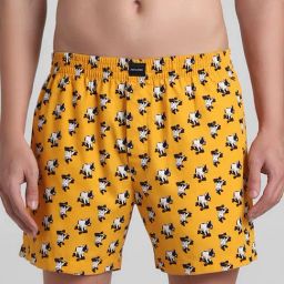 Jack & Jones Orange Cotton Regular Fit Printed Boxers-image-69