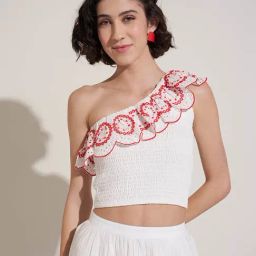 Honey by Pantaloons Cloud Dancer Solid Top-image-47