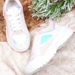 Shoetopia Kids White Casual Sneakers-image-21
