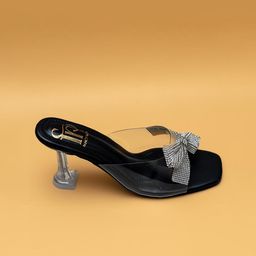 Fancy Nancy Women Open Toe Flats with Bows image 3