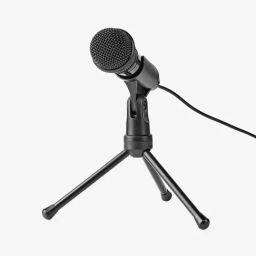 Nedis Condenser Wired Microphone with Portable Tripod Stand3.5 MM (Black)-image-36
