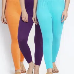 Gracit Multicolor Regular Fit Leggings-image-36
