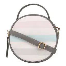 Bagsy Malone Grey Printed Medium Handbag-83