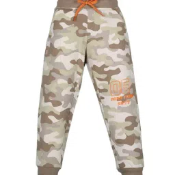 Plum Tree Kids Brown Camouflage  Joggers-image-86