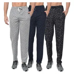 Vimal Jonney Multicolor Regular Fit Trackpants - Pack of 3-image-98