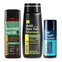 Ustraa Hair Growth Viatlizer, Anti Hairfall Shampoo & Ayurvedic Hair Oil-image-72