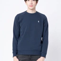 Red Tape Navy Round Neck Sweatshirt-image-80