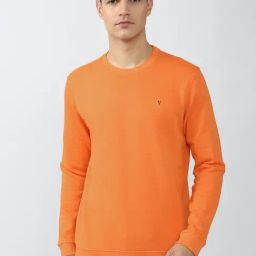 Van Heusen Orange Round Neck Sweatshirt-image-28