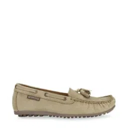 Woodland Women's Khaki Boat Shoes-picture-47