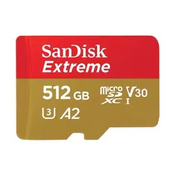 SanDisk Extreme microSD UHS I Card 512GB for 4K Video on Smartphones and Action Cameras (Red/Yellow)-37