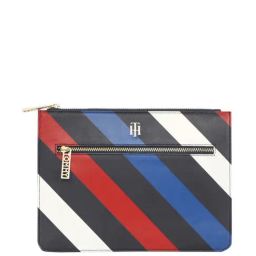 Tommy Hilfiger Navy Striped Medium Sling Handbag-image-56