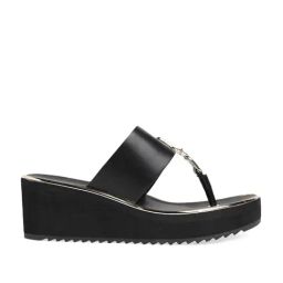 Aldo Women's Black T-Strap Wedges-image-27