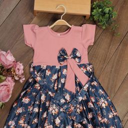 BAESD Girls Floral Print Fit & Flare Dress-27