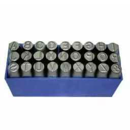 De Neers A To Z Letter Punch Dot Punches 8 mm (5/16 inch), LTP8-41