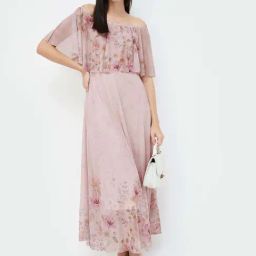 Code by Lifestyle Pink Printed Maxi Dress-image-39