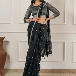 Sangria Woven Design Banarasi Saree-image-49