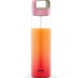 Borosil Water Bottle For Hot & Cold Water (Pink, 750 ml)-4