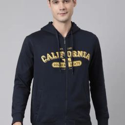 Dixcy Scott Originals Navy Regular Fit Printed Hooded Sweatshirt-picture-40