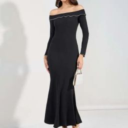 Styli Black Maxi Dress-picture-11