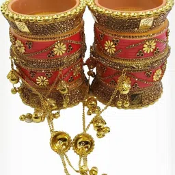 SGN fashion Red Plastic Bangles-picture-5
