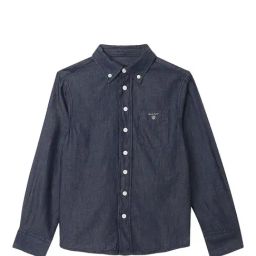 Gant Boys Dark Indigo Solid Shirt-image-45
