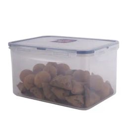 Lock & Lock Transparent Plastic Airtight Fridge Containers with Lid-8