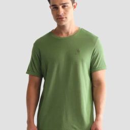 U.S. Polo Assn. Green Cotton Regular Fit Lounge T-Shirt-picture-9