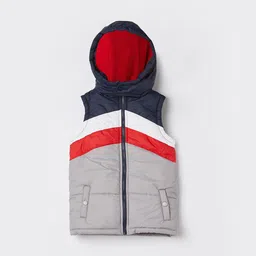 Fame Forever by Lifestyle Boys Padded Jacket with Patchwork-image-45