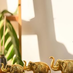Aura Gold-Toned Figurine Showpiece-21