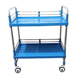 DESCO 2 Shelves ABS Plastic Instrument Treatment Trolley ITTT 101-picture-49