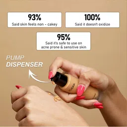 FLiCKA Set of Get Set Go Primer 30ml & Flawless Femme Foundation 30ml - Walnut 07 image 5