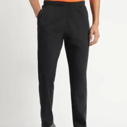 Reebok Black Regular Fit Solid Trackpants-picture-45