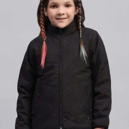 Monte Carlo Girls Black & Maroon Quilted Full Sleeves Reversible Jacket-image-62