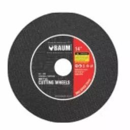 Baum 35.56 cm (14 Inch) Dia, 2.5 mm Thickness Black Cut-Off Wheel, Art-450-26