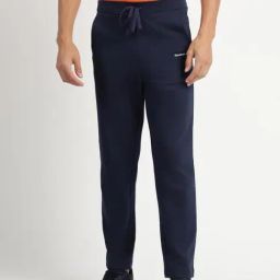 Reebok Navy Regular Fit Solid Trackpants-image-118