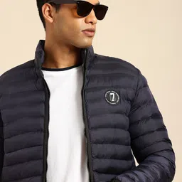 Being Human Puffer Jacket with Applique-picture-27