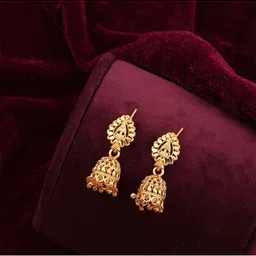 Anouk Gold-Plated Dome Shaped Jhumkas-20