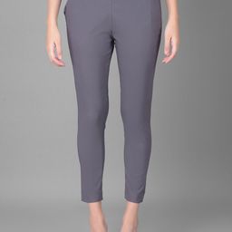 Comfort Lady Women Solid Mid-Rise Casual Regular Trouser-image-97
