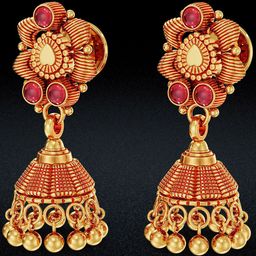 Joyalukkas Timeless Grace Classical Jhumka- 6.54 gms-picture-46