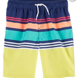 Carter's Striped Swim Trunks - Blue-image-6