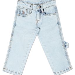 US Polo Assn Cotton Full Length Jeans Solid Color - Light Blue-image-22