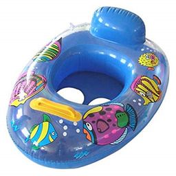 Azhari Inflatable Float Swimming Seat Ring Kids Baby Design Floating Swim Pool Boat Color May Vary-28