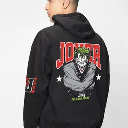 Bewakoof Men Printed Hooded Pullover Sweatshirt-picture-12
