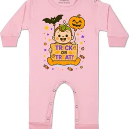 Arvesa Kids-Unisex Pink Cotton Rompers-picture-7