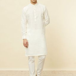 Manyavar Men Striped Gotta Patti Kurta-picture-25