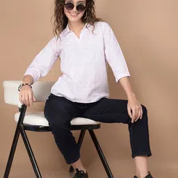 Crimsoune Club Cotton Shirt Style Top-picture-29