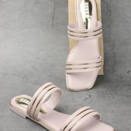 Elle Women's Lavender Casual Sandals-image-36