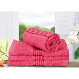 Bianca D'ross Pink 380 GSM Face Cloth - Set of 4-83
