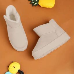 Truffle Collection Kids Beige Casual Boots-image-97